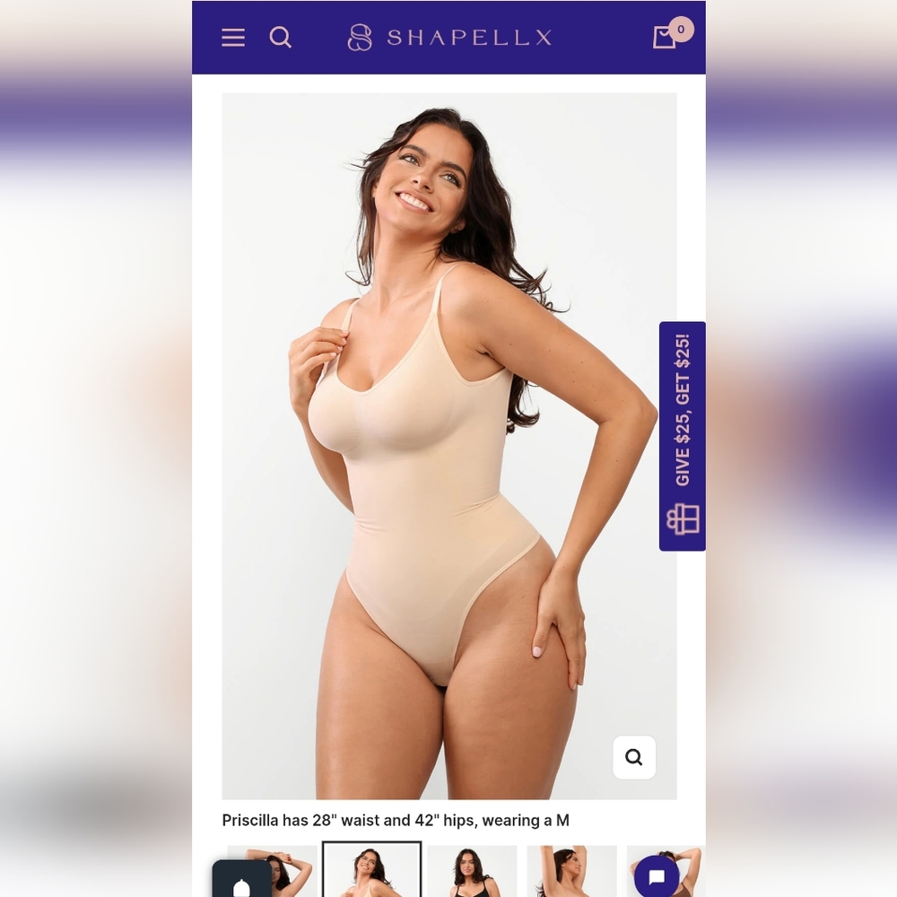 Shapellx PowerConceal™ Everyday Wear Smooth Bodysuits (Size XS/S) NWT